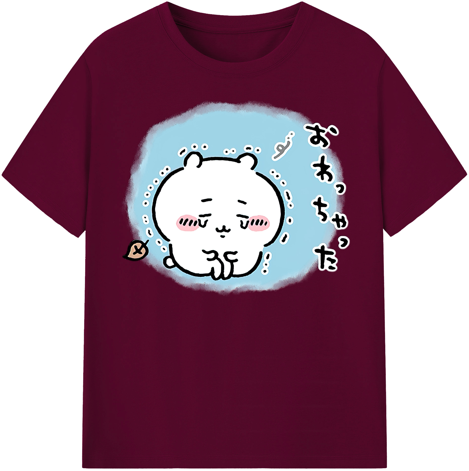 （画像用） ちいかわ ちいかわ Chii-kawa chiikawa レディースカジュアルプリントTシャツ（綿100％）